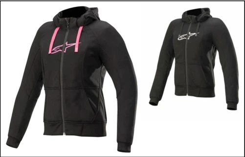 Alpinestars Stella Chrome Casual Hoodie Motorcycle Bike Lady's Sport Hoodie