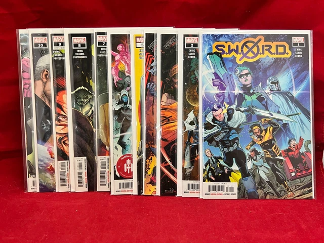 SWORD #1-11 Marvel Comics Run 2 3 4 5 6 7 8 9 10 2021 X-Men Cable Brand