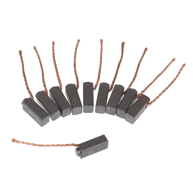 10psc carbon brush 5*6*14mm DC motor carbon brush graphite carbon brush0 FbML@-@