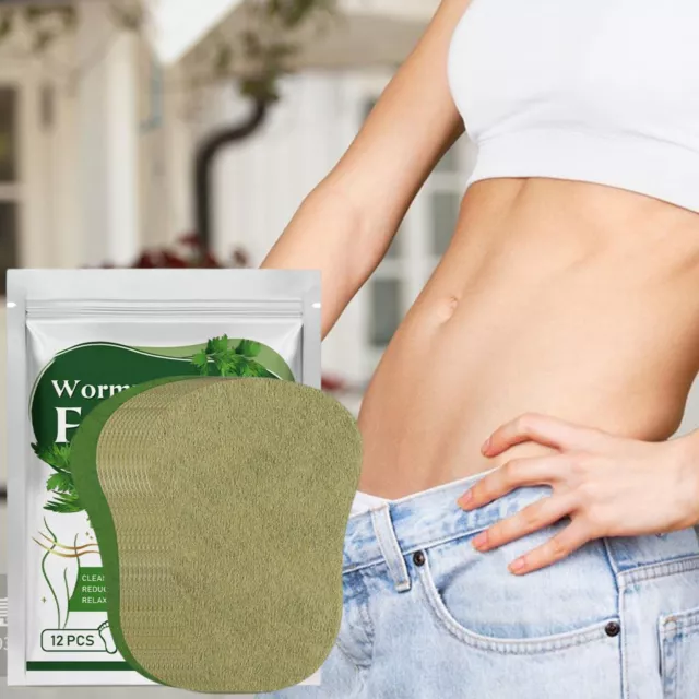 12 piezas Parche natural para pies de ajenjo para pies cuidado de la salud sueño orgánico mejor