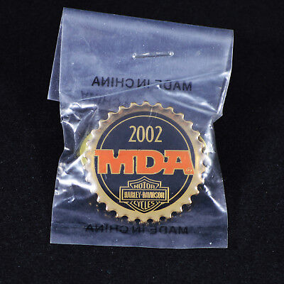Official 2002 Harley Davidson Motor Cycles MDA Pin