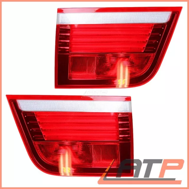 2X Luz Trasera Led Roja Blanca Interior Izquierda+Derecha Para Bmw X5 E70 07-10