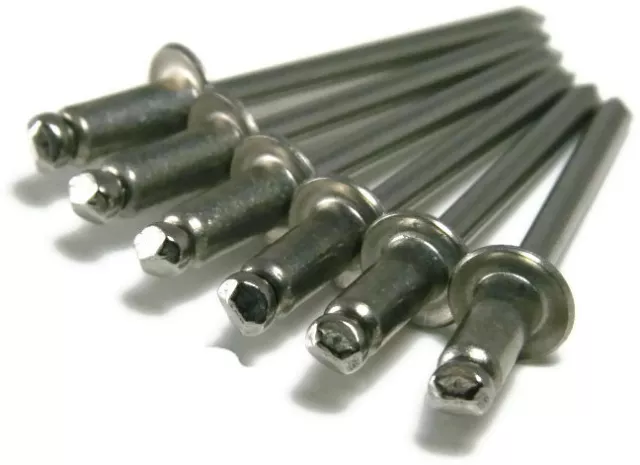 POP Rivets Stainless Steel Blind Rivets 5-2 5/32 x 1/8 Grip USA Made Qty 500