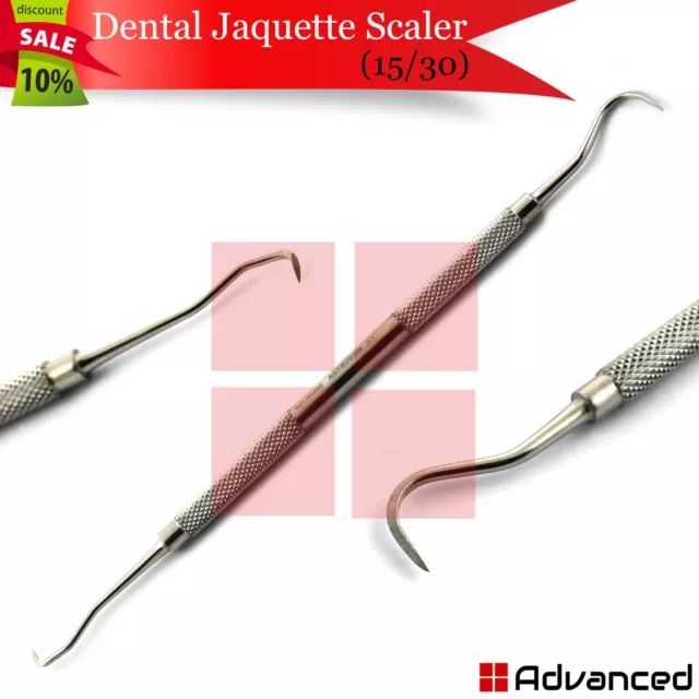 Dental Jaquette Towner Scaler U15/30 Scraper Anterior Tartar Remover Scaler New