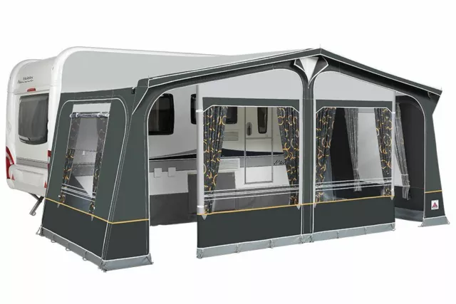 Dorema Daytona 240 Caravan Awning Size 13 Charcoal 950-975cm 25mm Steel Frame