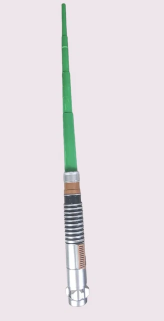 Star Wars Luke Skywalker Green Flick Action Lightsaber 2015 Hasbro cosplay