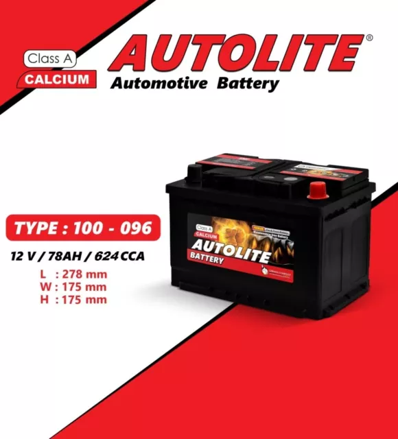 Car Battery Oem Replacement 12V 78Ah 096 With  Warranty Next Day Del.