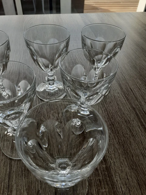 6 verres à vin blanc porto cristal d'Arques modèle Rambouillet 4