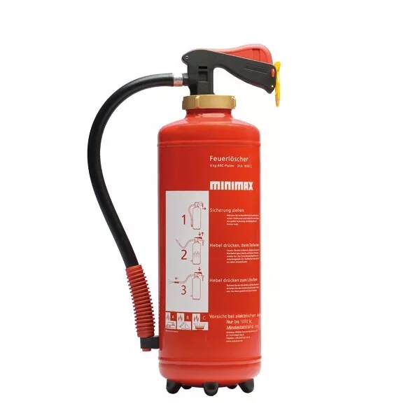 Feuerlöscher Minimax 9 KG ABC Pulver  Wartung Neu