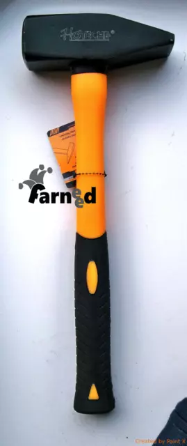 Petit Maillet Marteau Martelli avec Poignée En Fibre Bâton Maçon Maçons 300 G
