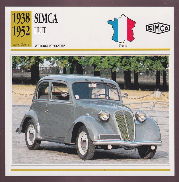 S.I.M.C.A. HUIT 1938 24H Du Mans – GCAM 1/43ème Edition Limitée