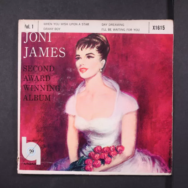 JONI JAMES: second award winning album, vol. 1 MGM 7" EP 45 RPM