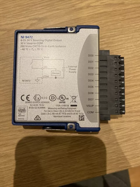 National Instruments NI 9472 8 Channel 24V Sourcing Digital Output Module.