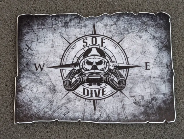 S.O.F. Solider Of Fortune Dive Sticker Military SHOT SHOW 2024