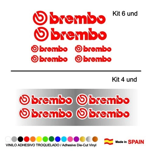 Pegatinas BREMBO Sponsor MOTO RACING Car Sticker Decal Aufkleber Autocollant