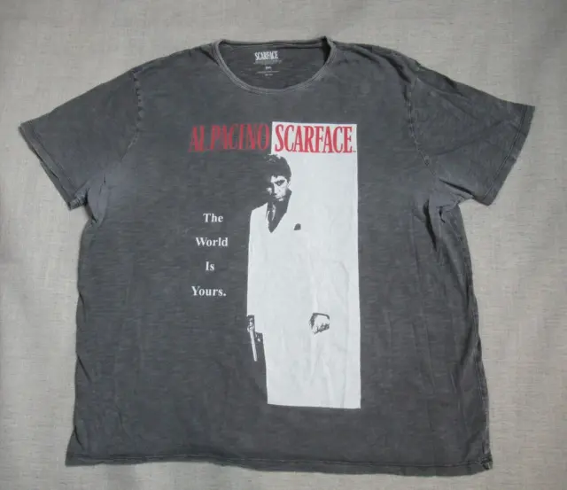 Scarface T-Shirt 2XL Original Gangster Tony Montana Al Pacino God Father Classic