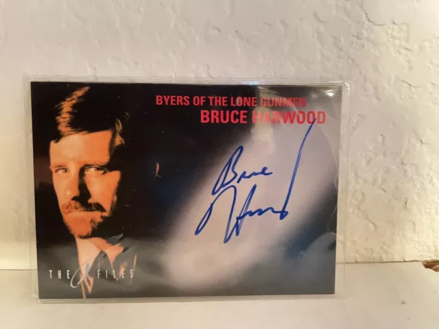 1998 Topps The X-Files Fight the Future Autograph Bruce Harwood