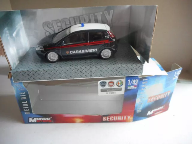 Mondo Motors Security Fiat Carabinieri 1:43 + Box
