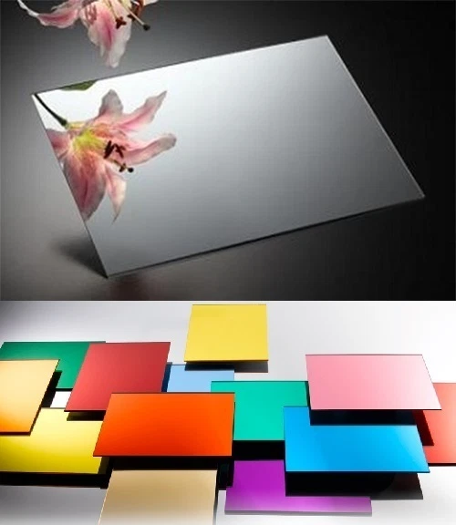 ACRYLIC MIRROR 3MM Sheet Large Perspex Plastic Safety Mirror Safety Cut