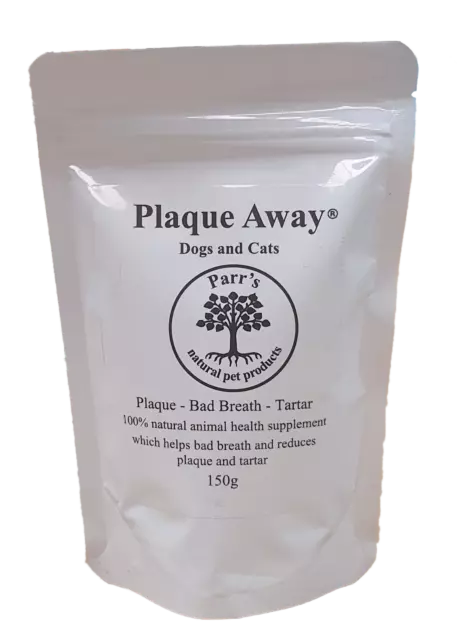 Plaque Away- Dogs & Cats- 60g & 150g-Removes Bad Breath Plaque& Tartar 3