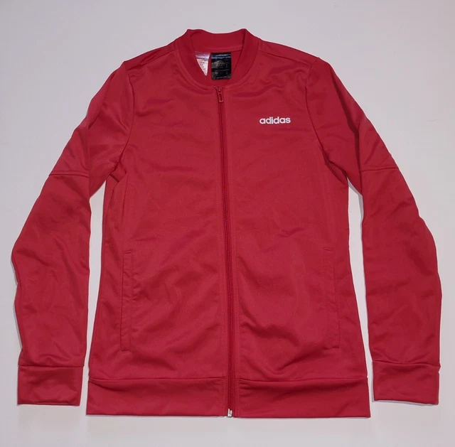 Girls ADIDAS Climalite Full Zip Track Top Jacket Age 13-14 Years