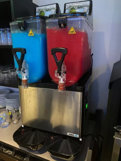 2 x 12Ltr Tank Slush Frozen Ice Drink Slush Machine