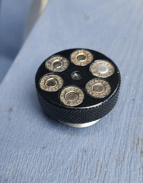 West Coast Choppers BLACK 44mag Oil Tank Cap CFL WCC jesse james dominator