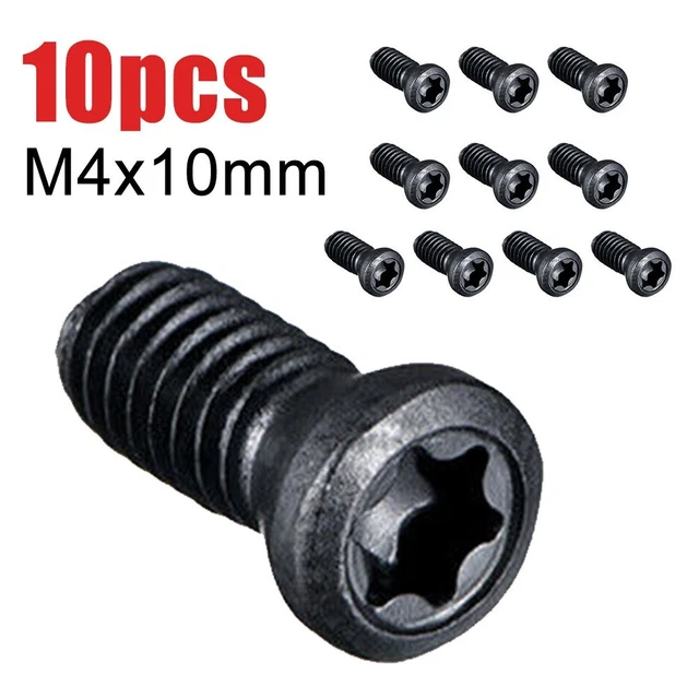 Solution de fixation fiable 10 pièces M4 x 10 mm insert vis torx pour machines