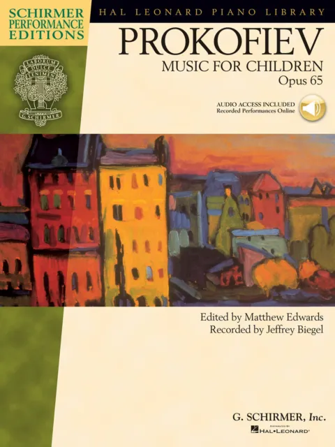 Prokofiev Music for Children Op 65 for Piano G Schirmer Performance Book & Audio