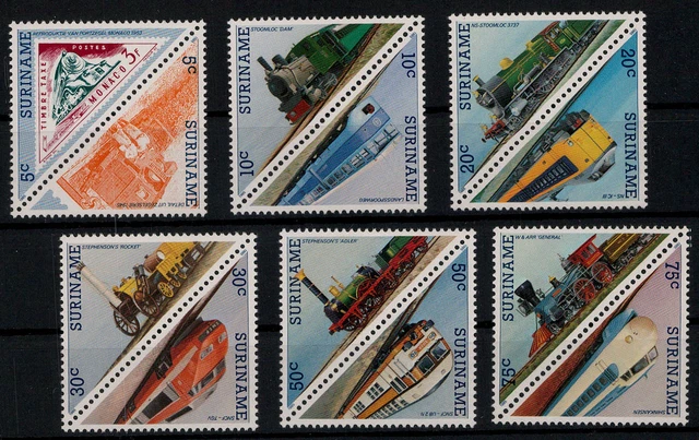 Surinam; Züge 1985 kpl. **  (12,-)