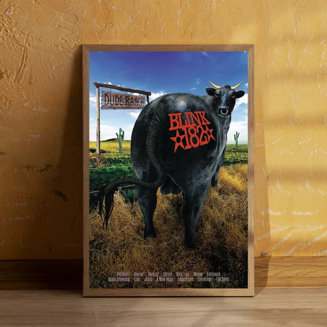 Blink 182 - Dude Ranch Album Poster 20x30" 24x36" Custom Canvas Music Poster