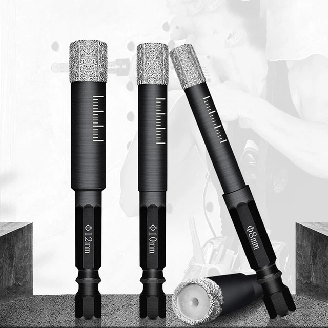 Guida Per Foratura Piastrelle Snowtaros - Supporto Per Punta E Seghe A Tazza 4-50 Mm Con Ventosa - Foto 3