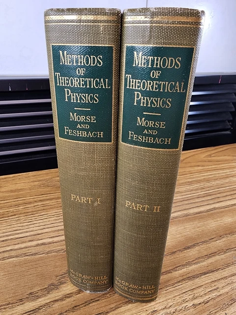 METHODS OF THEORETICAL Physics 1953 2 volume set Philip M Morse ...