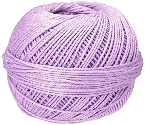 Cordón de algodón Lizbeth talla 3, iris púrpura lt
