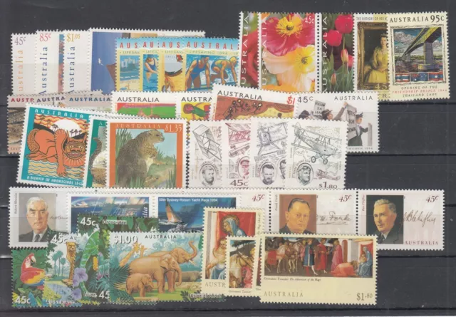 1994 Australia Year collection. Full Collection of 1994 stamps. MUH