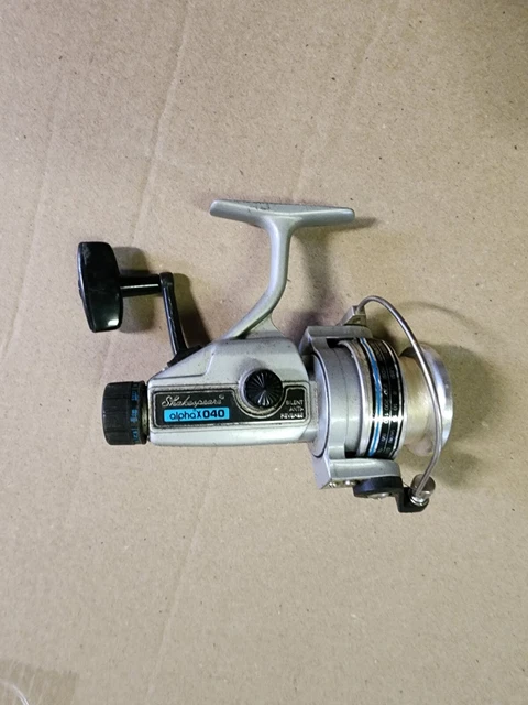 VINTAGE SHAKESPEARE ALPHA X 040 Spinning Fishing Reel $20.00 - PicClick