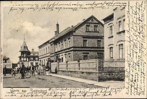 Ak Zawidów Seidenberg Niederschlesien, Straßenpartie - 10435522