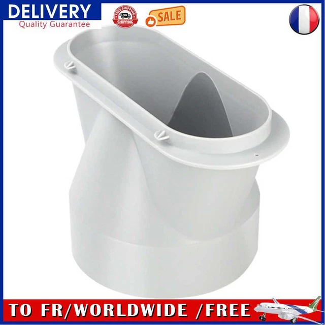 130mm Dia. Flat Portable Air Conditioner Exhaust Duct Interface Tube Connector