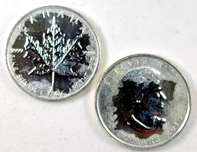☆1 Coin from Lot☆ Random Date Canada 1oz .9999 Fine Silver Maple Leaf (Scruffy)