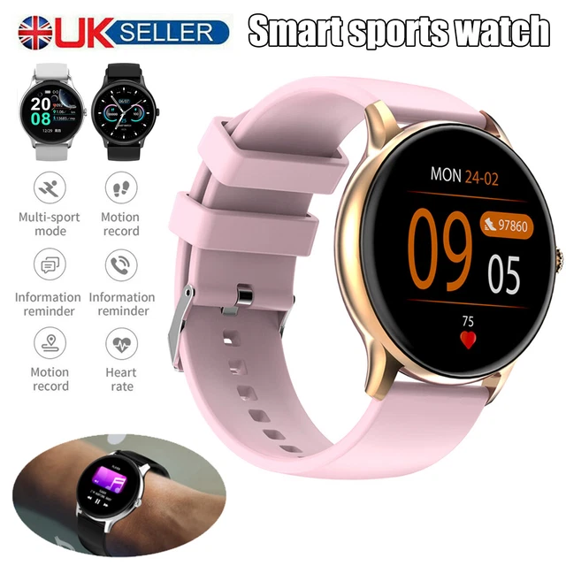 Smart Watch Blood Oxygen Heart Rate Fitness Tracker Men Women Sport Watch 2023