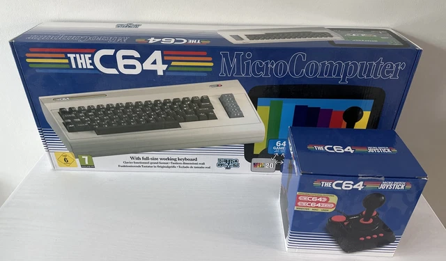 THE C64 MAXI Full Size Commodore 64 With Extra Joystick Boxed