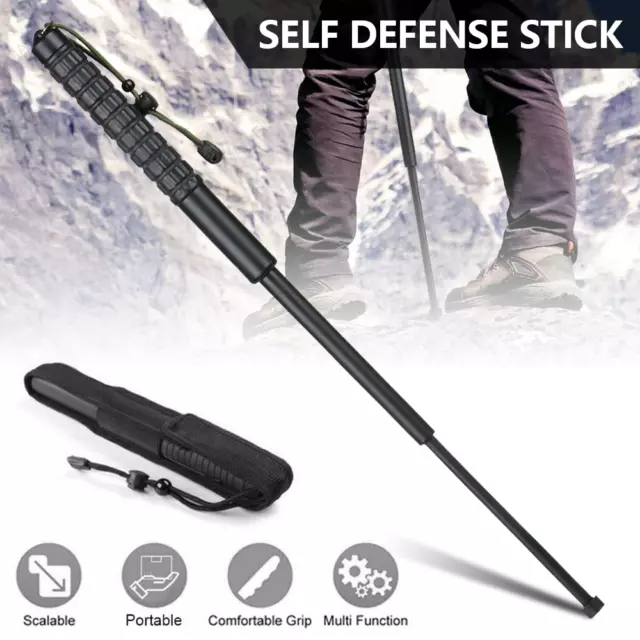 1PC 21inch Portable Telescopic Stick Pocket Retractable Outdoor Climb Tool w/Bag