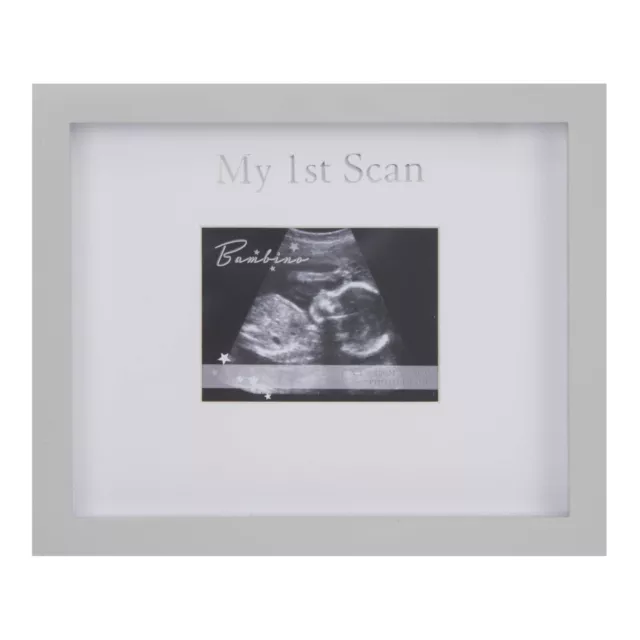 Bébé Mon 1st Scan 4 'X 3' Photo Cadre Boîte Cadeau Bambino Gamme