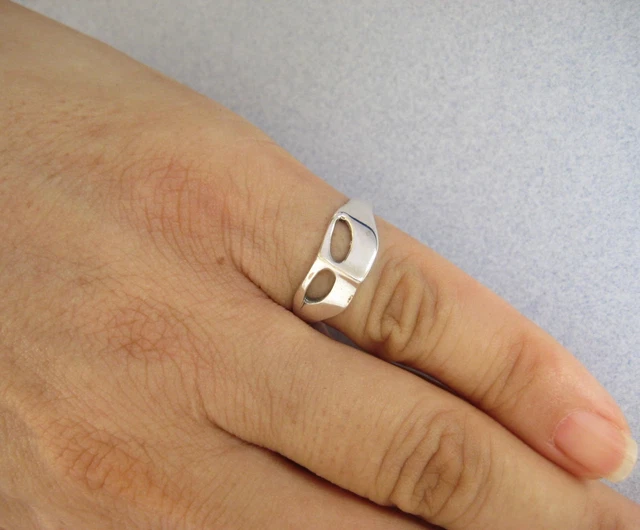 925 Silver Taxco Phantom of Opera Masquerade Mask Musical Drama Acting Ring 6.5 3