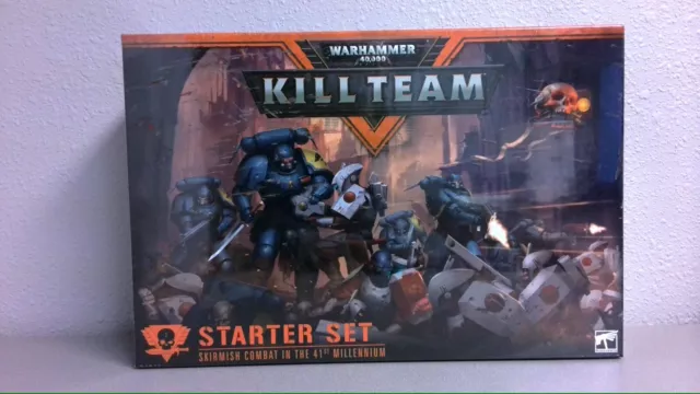 Warhammer 40K Kill Team Starter Set Tau Space Marines NEW in BOX Rules Dice  Deck