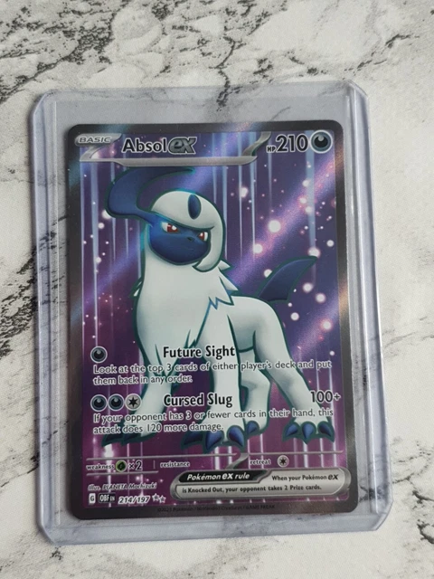 Pokemon TCG Card ABSOL EX 214/197 Obsidian Flames Full Art Ultra Rare HOLO