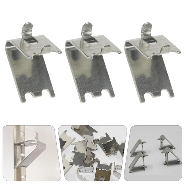 6 Pcs Fridge Shelf Clip Freezer Shelf Stainless Steel S Hooks Refrigerator