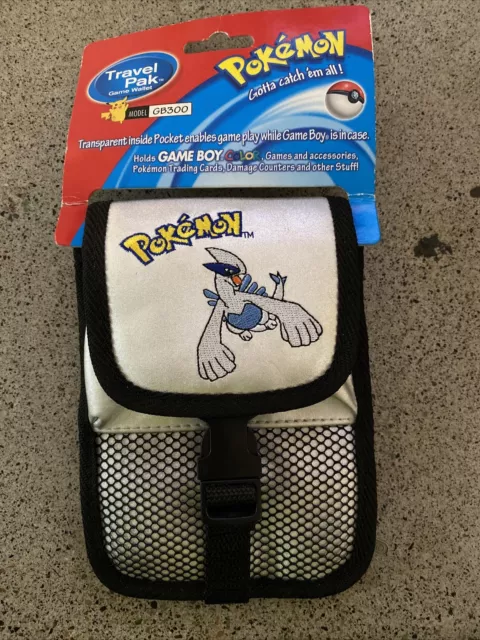 Vintage Pokemon Gameboy Color Travel Case - LUGIA - Silver Travel Pak Vintage