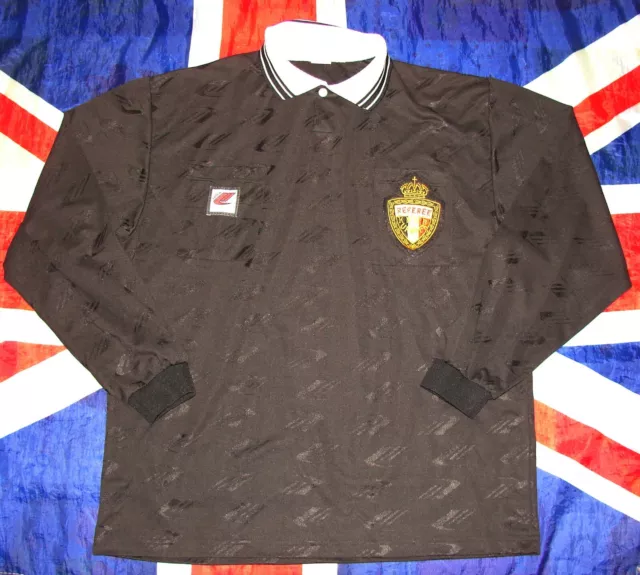 Rare Vintage Belgium Referee Football Shirt Jersey Trick Size XL Rare Vintage Belgium Referee Football Shirt Jersey Trick Size XL
