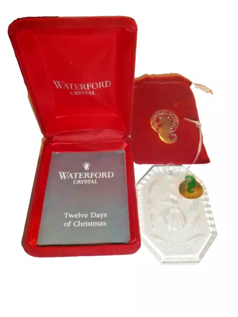 1992 Waterford 12 Days Of Christmas 9 Ladies Dancing Christmas Ornament